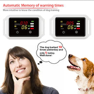 Touch Screen Rechargeable Bark Control Collar with Shock & Vibration