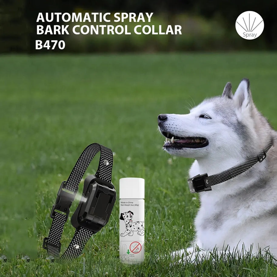 Dog Spray Anti-Bark Collar for Humane Bark Control