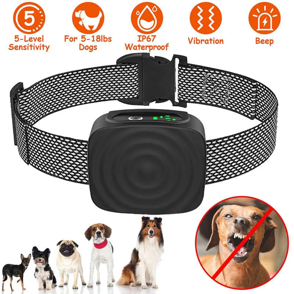 Smart Rechargeable No-Shock Dog Bark Control Collar