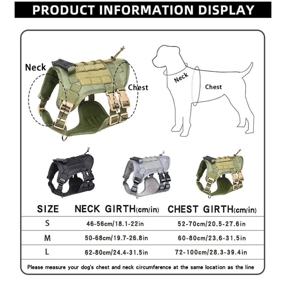 No-Pull Dog Harness with Front Clip Easy to Put On