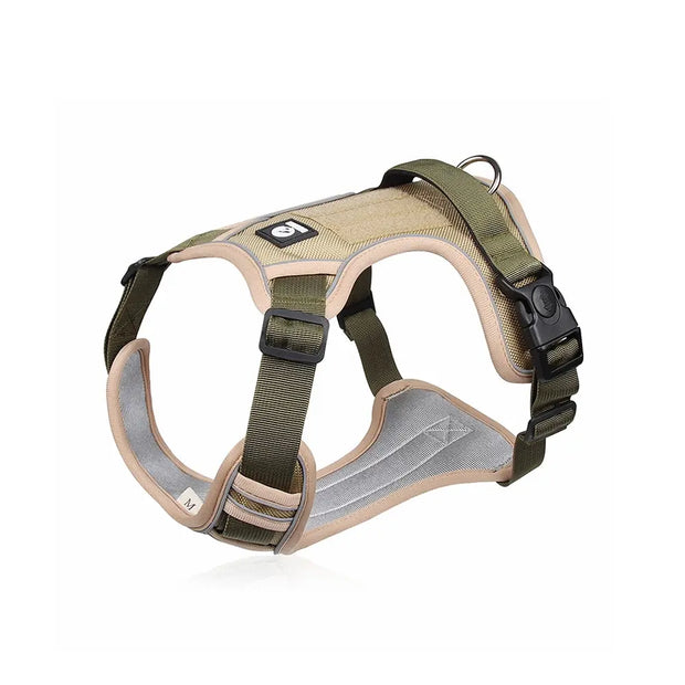 No-Pull Padded Dog Harness with Handle & Seat Belt Restraint