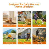 3300ft Wireless GPS Electric Dog Fence & Training Collar