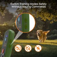 3300ft Wireless GPS Electric Dog Fence & Training Collar