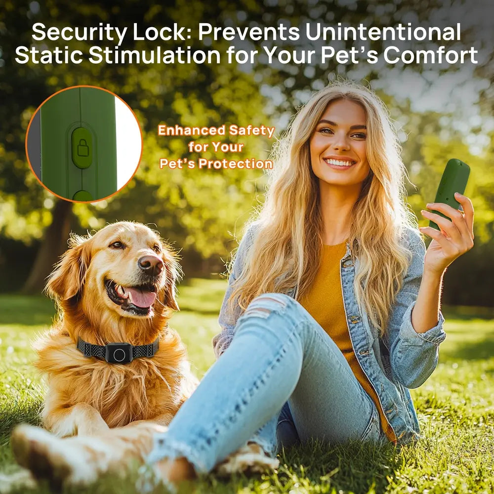3300ft Wireless GPS Electric Dog Fence & Training Collar