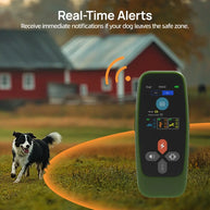 3300ft Wireless GPS Electric Dog Fence & Training Collar