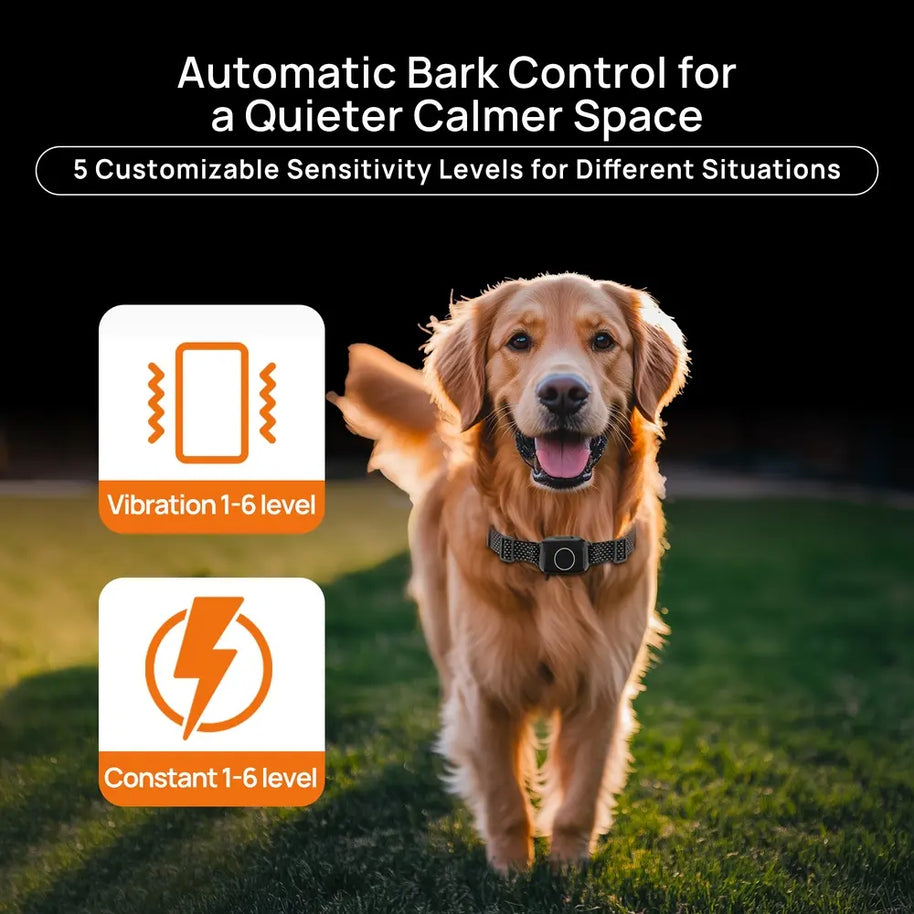 3300ft Wireless GPS Electric Dog Fence & Training Collar