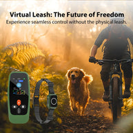 3300ft Wireless GPS Electric Dog Fence & Training Collar