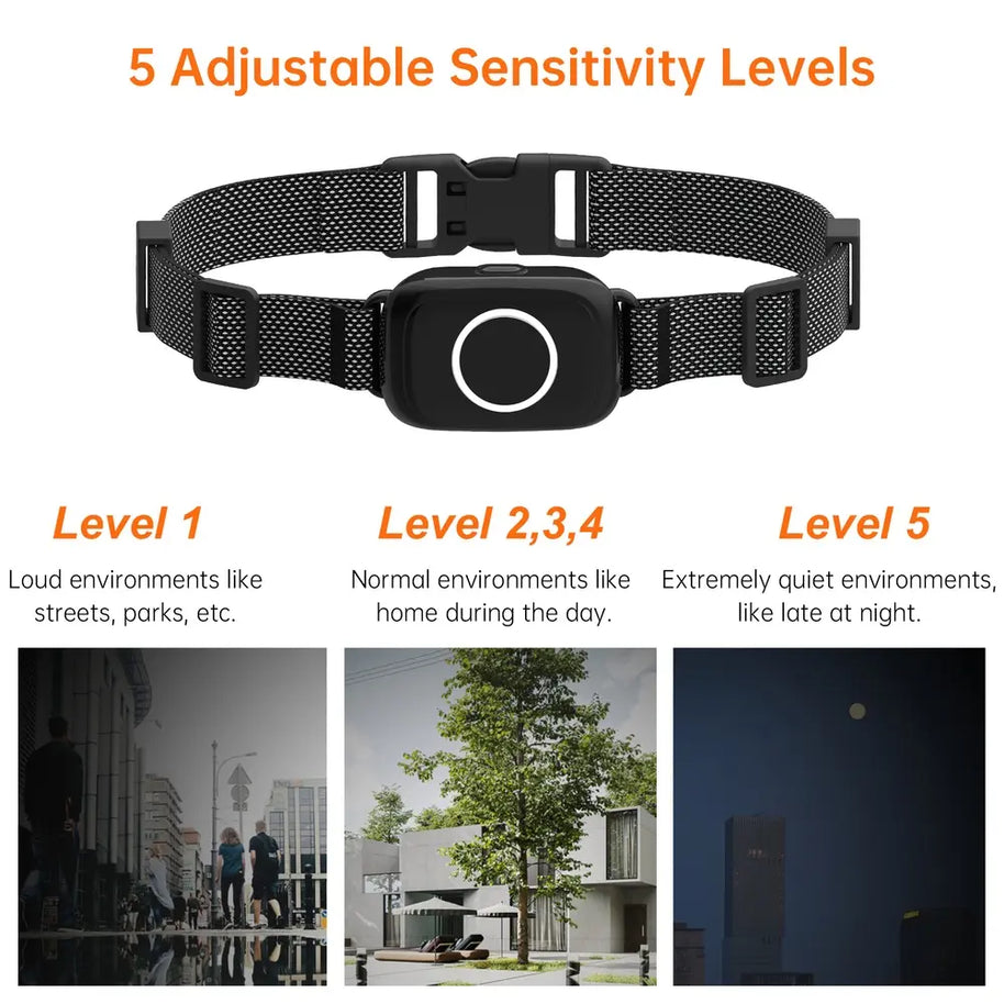 3280FT Waterproof Rechargeable E-Collar 3 Training Modes