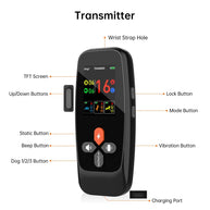 3280FT Waterproof Rechargeable E-Collar 3 Training Modes