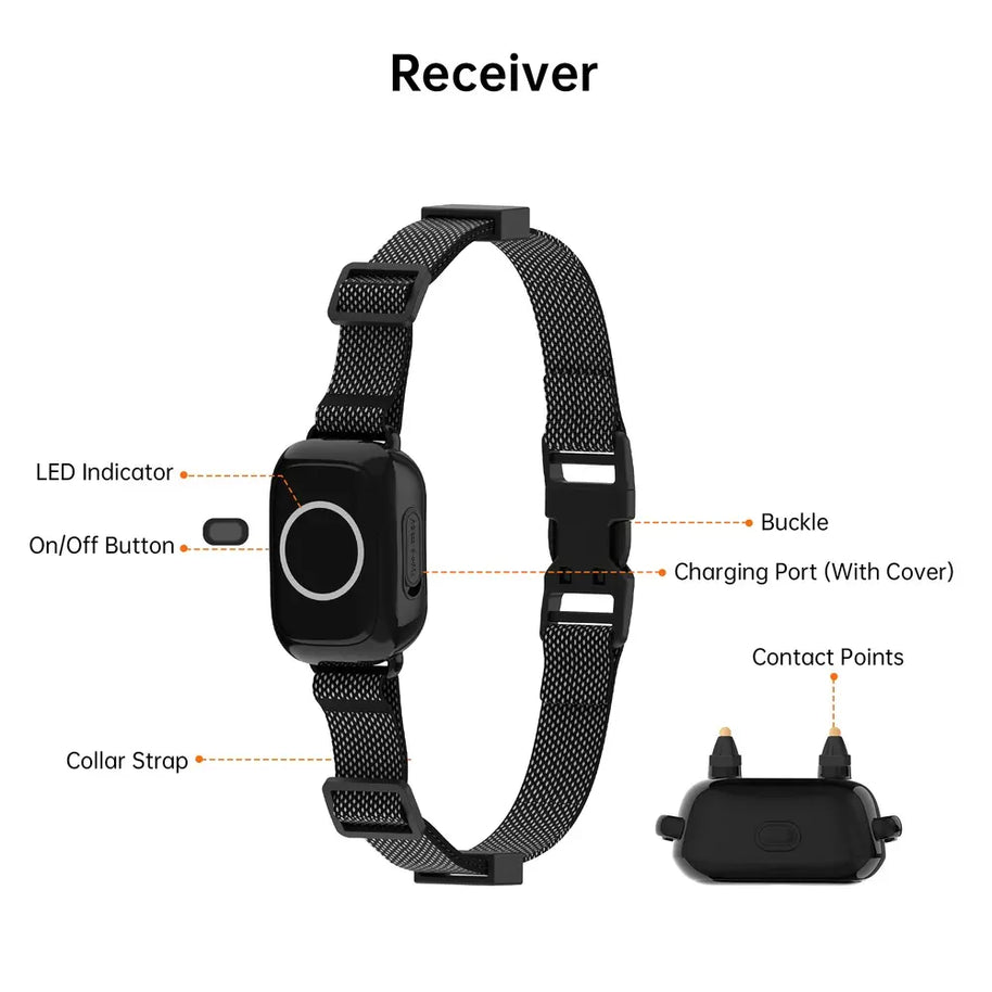 3280FT Waterproof Rechargeable E-Collar 3 Training Modes