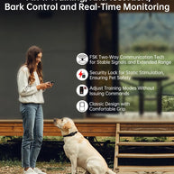 3280FT Waterproof Rechargeable E-Collar 3 Training Modes
