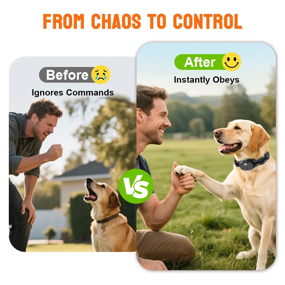 Rechargeable Waterproof Remote Dog Training Collar
