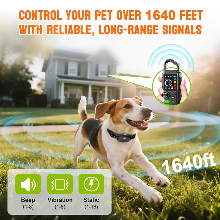 Rechargeable Waterproof Remote Dog Training Collar