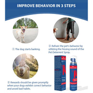 Humane Dog Training Spray to Stop Barking & Jumping