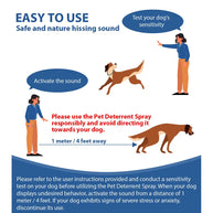 Humane Dog Training Spray to Stop Barking & Jumping