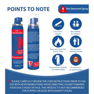 Humane Dog Training Spray to Stop Barking & Jumping
