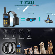 Waterproof Dog Training Collar with Beep Vibration & Shock