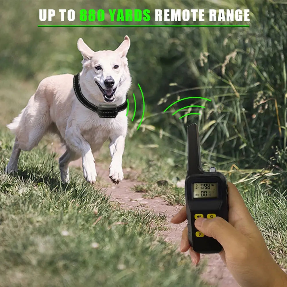 Waterproof Dog Training Collar with Beep Vibration & Shock
