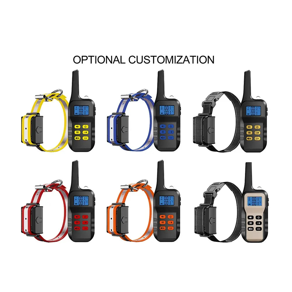 Waterproof Dog Training Collar with Beep Vibration & Shock