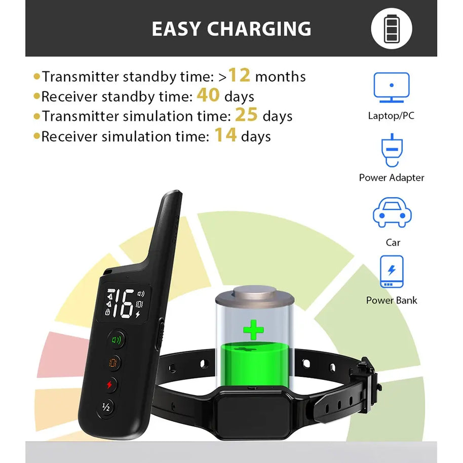 300M Professional Remote Training Collar for Medium & Large Dogs