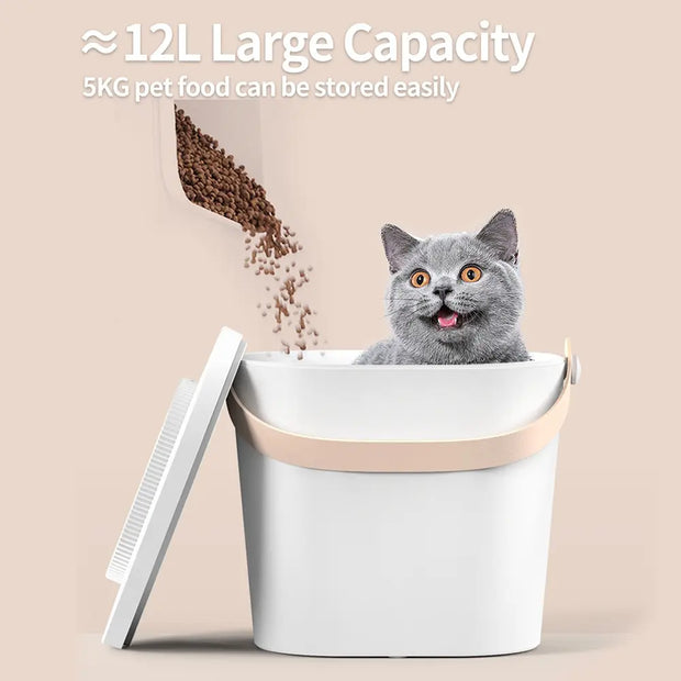 Smart Vacuum Airtight Pet Food Storage Container