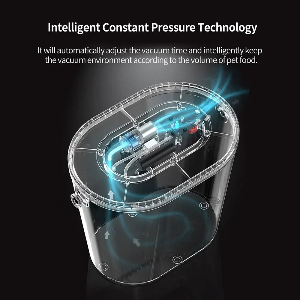 Smart Vacuum Airtight Pet Food Storage Container