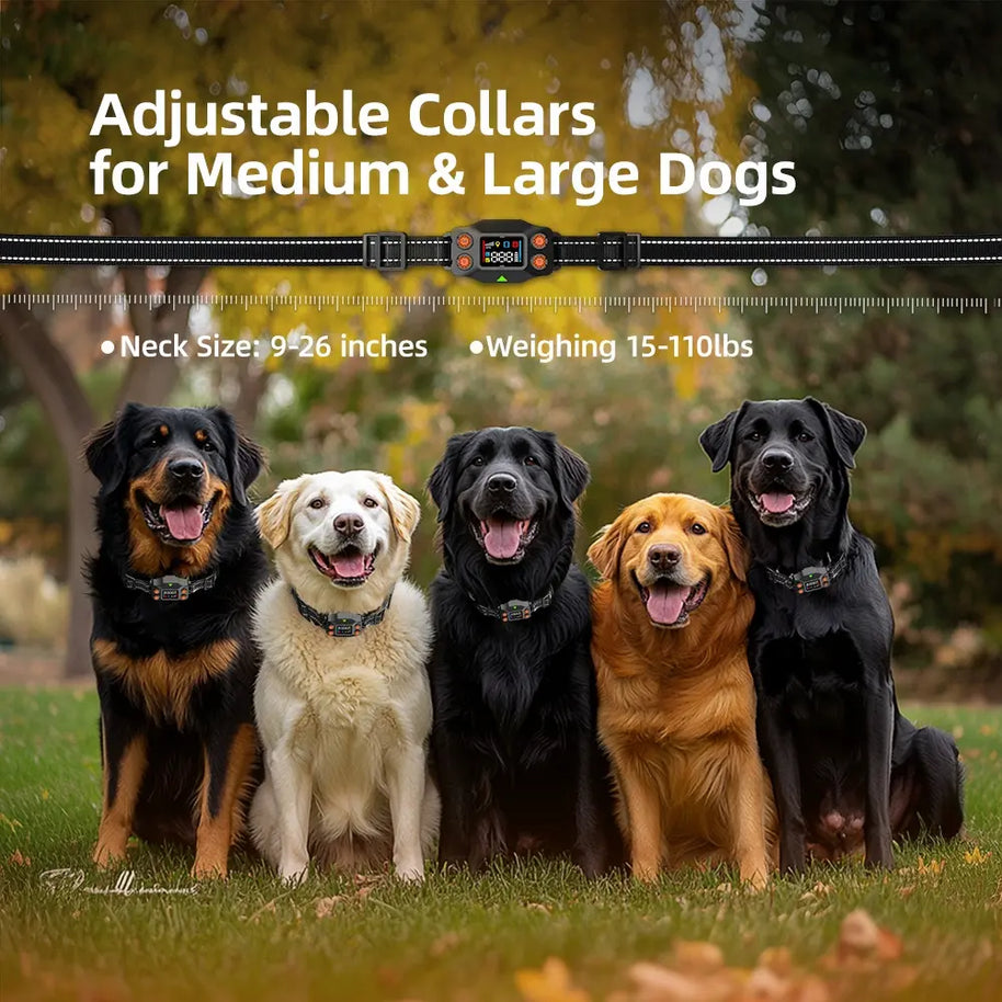 IPX7 Waterproof GPS Wireless Dog Fence & Shock Collar