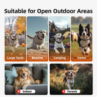 IPX7 Waterproof GPS Wireless Dog Fence & Shock Collar