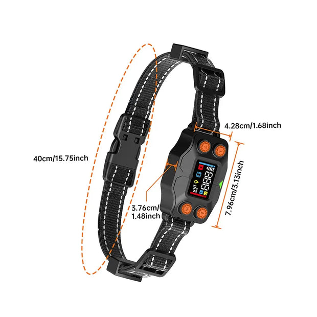IPX7 Waterproof GPS Wireless Dog Fence & Shock Collar