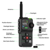 Wireless GPS Dog Fence System with 3 Collars