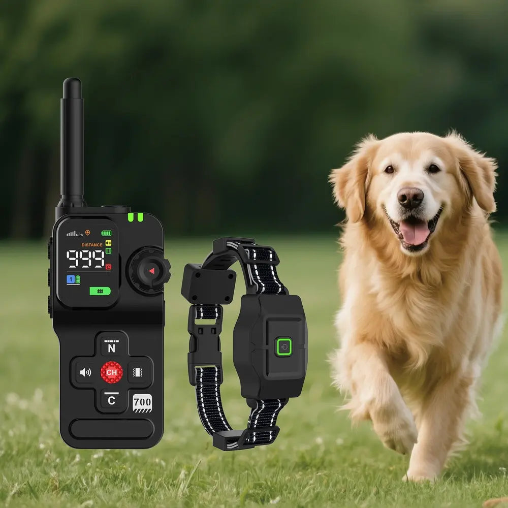 Wireless GPS Dog Fence System with 3 Collars
