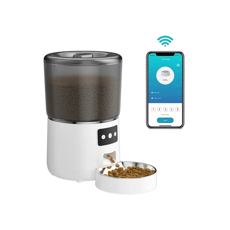 WiFi App Control 10-Meal Automatic Pet Feeder 4L