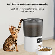 WiFi App Control 10-Meal Automatic Pet Feeder 4L
