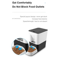 14L Automatic Timed Pet Feeder for Large Dogs and Cats