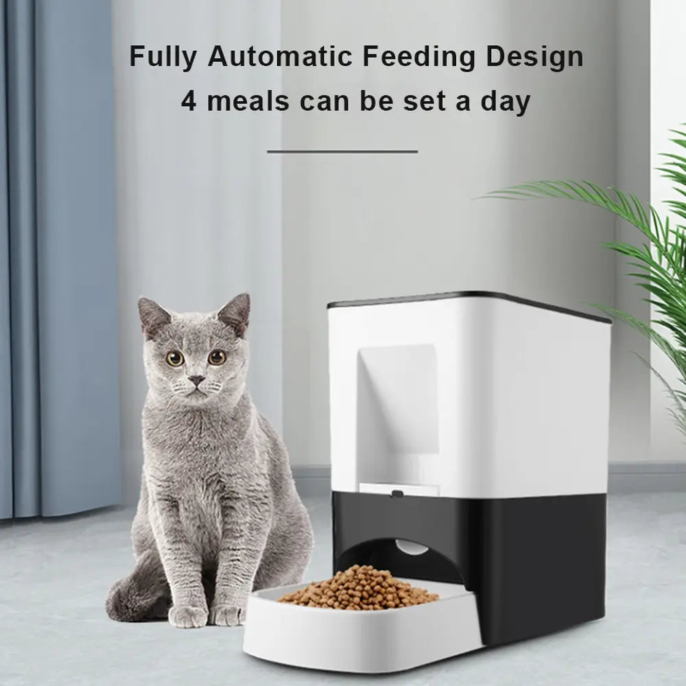 14L Automatic Timed Pet Feeder for Large Dogs and Cats
