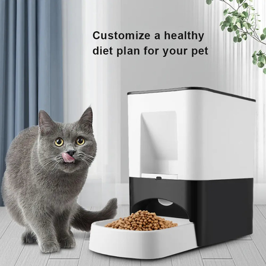 14L Automatic Timed Pet Feeder for Large Dogs and Cats