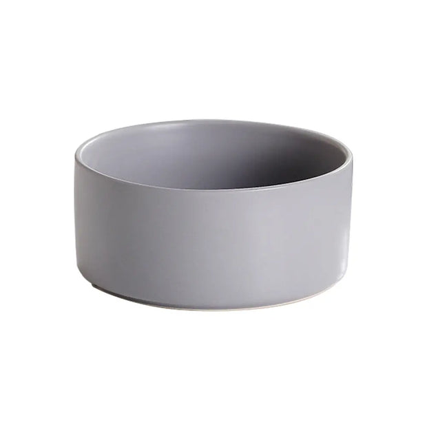 Eco-Friendly Ceramic Pet Bowls with Wooden Stand