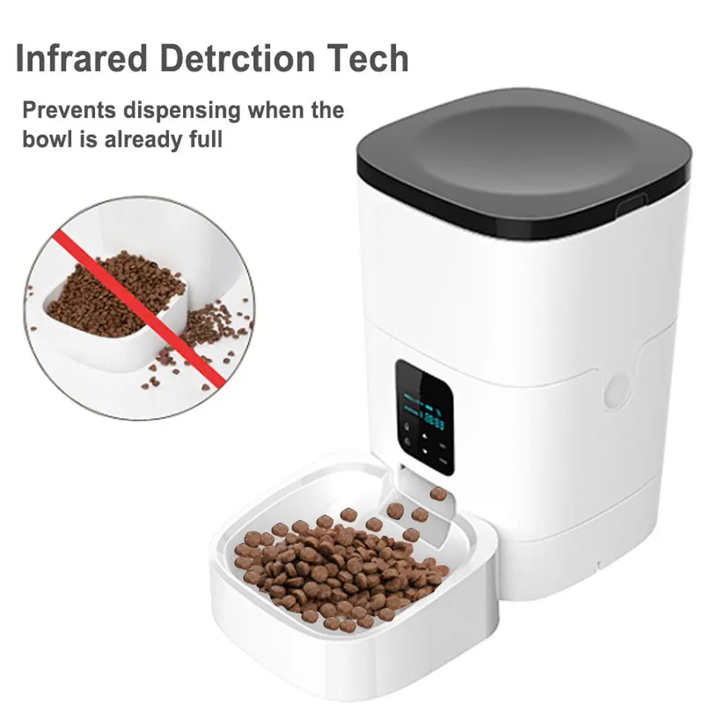 Smart App Camera Automatic Pet Feeder for Cats