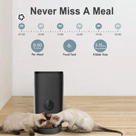 Smart App Camera Automatic Pet Feeder for Cats