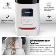 Smart App WiFi Automatic Water & Food Pet Feeder