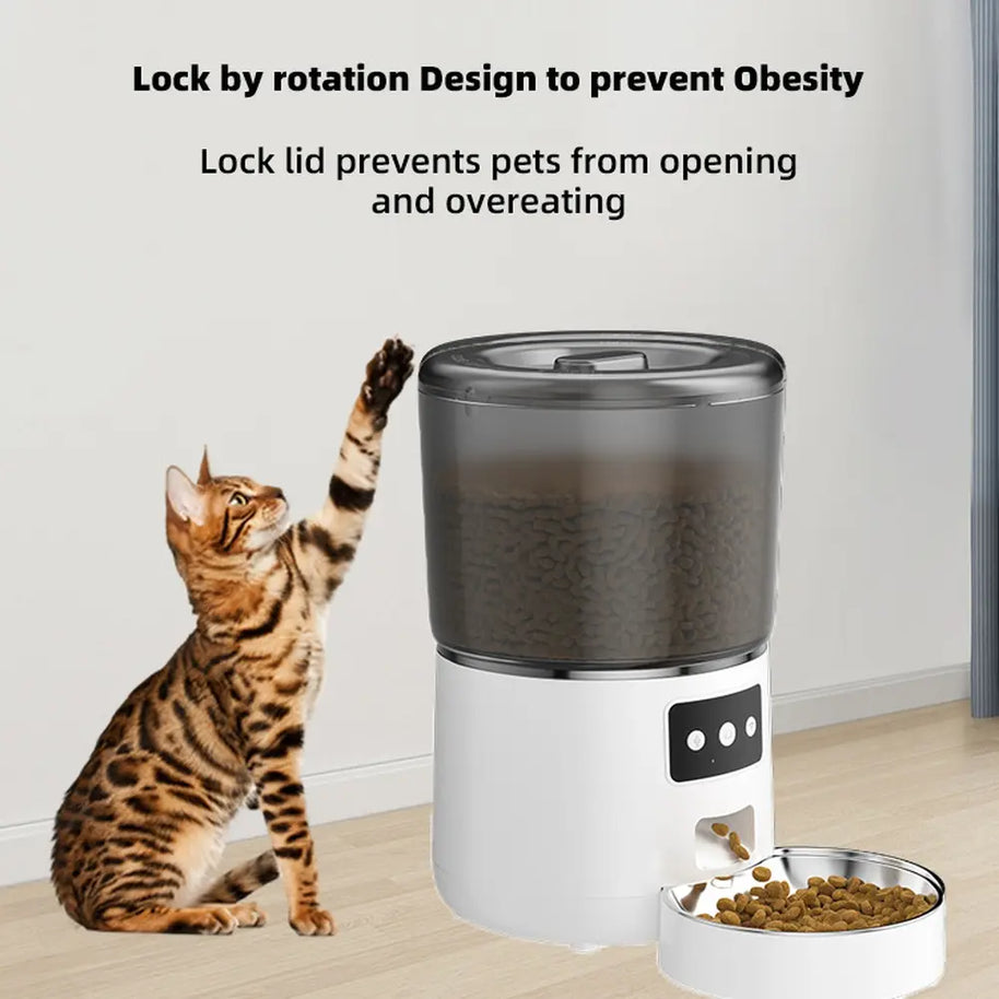 Smart WiFi App Control Automatic Pet Feeder