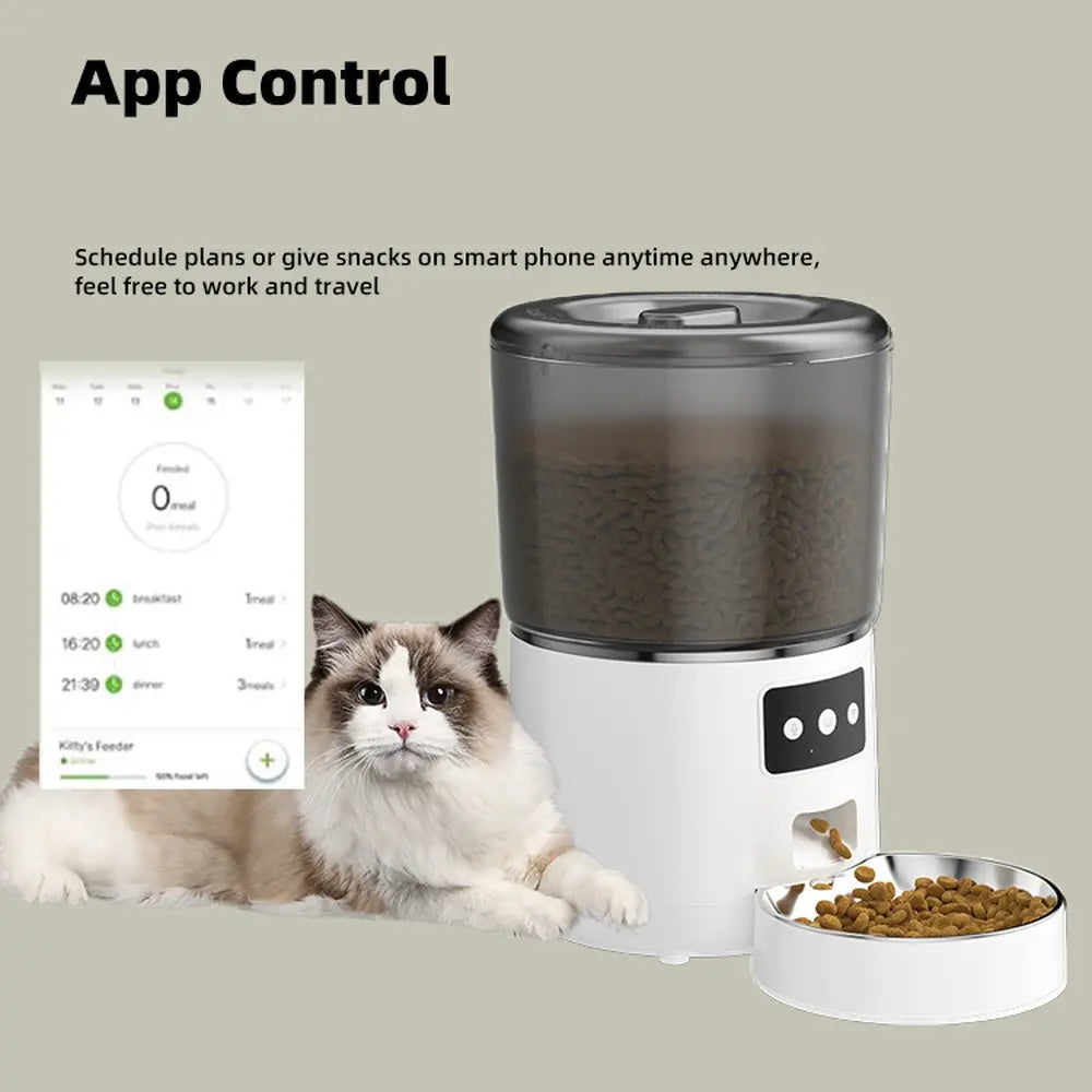Smart WiFi App Control Automatic Pet Feeder
