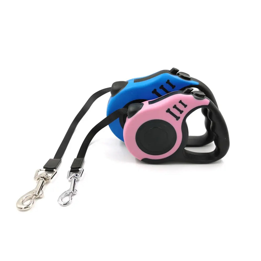 Hands-Free Retractable Dog Leash with Nylon Harness