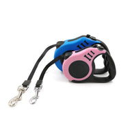 Hands-Free Retractable Dog Leash with Nylon Harness