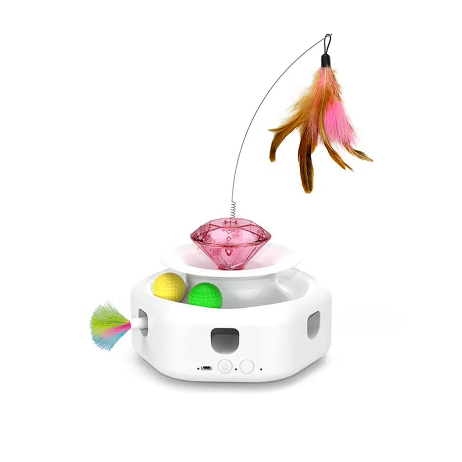 4 in 1 Smart Dancing Butterfly Interactive Cat Toy
