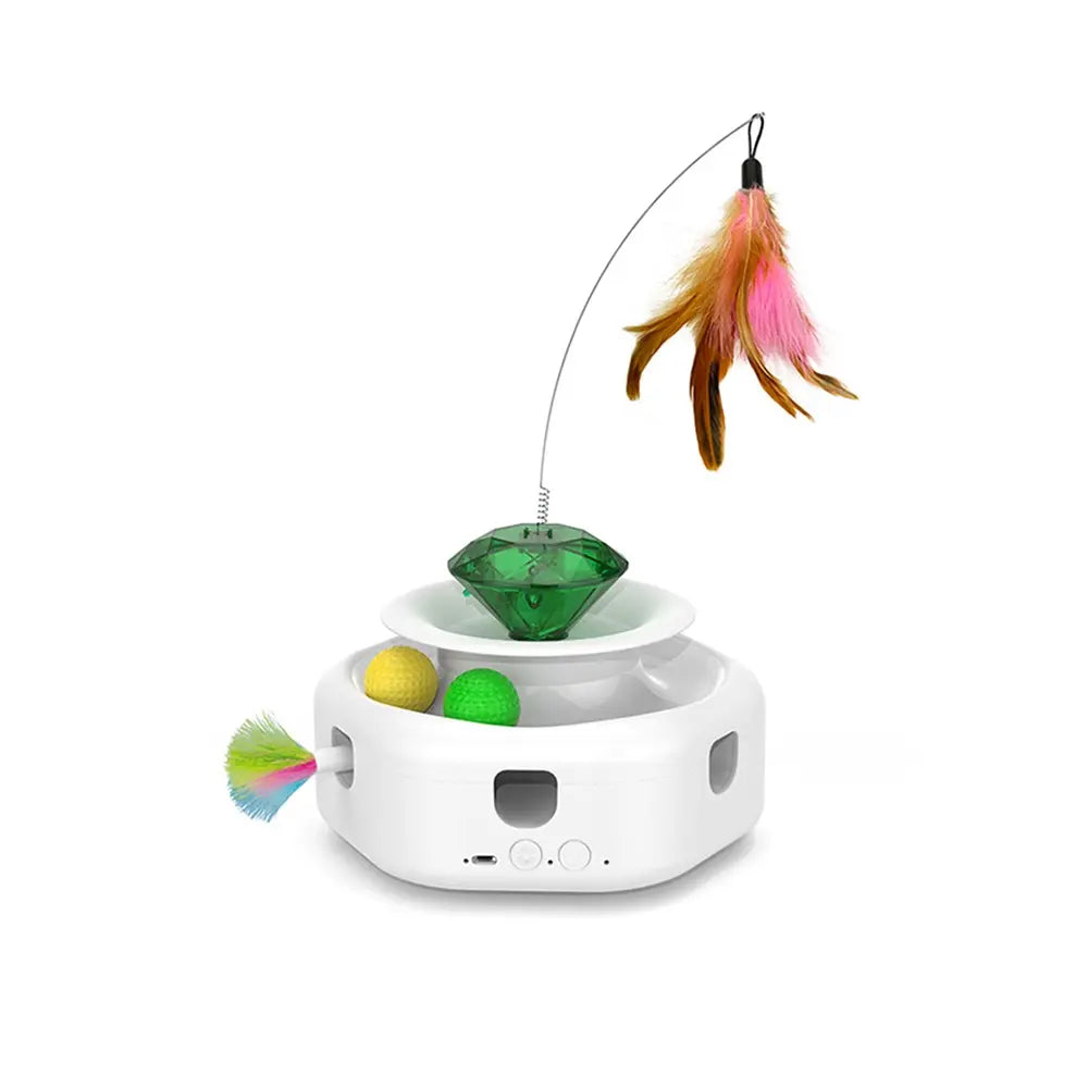 4 in 1 Smart Dancing Butterfly Interactive Cat Toy