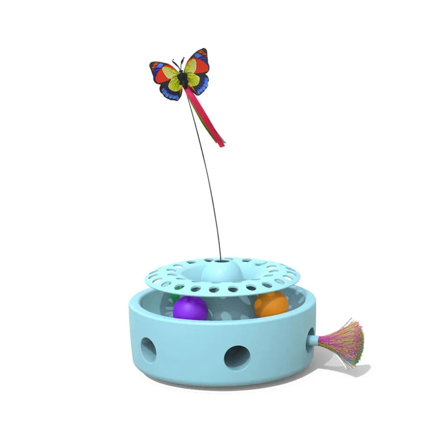 Smart Interactive Cat & Dog Feather Teaser Toy