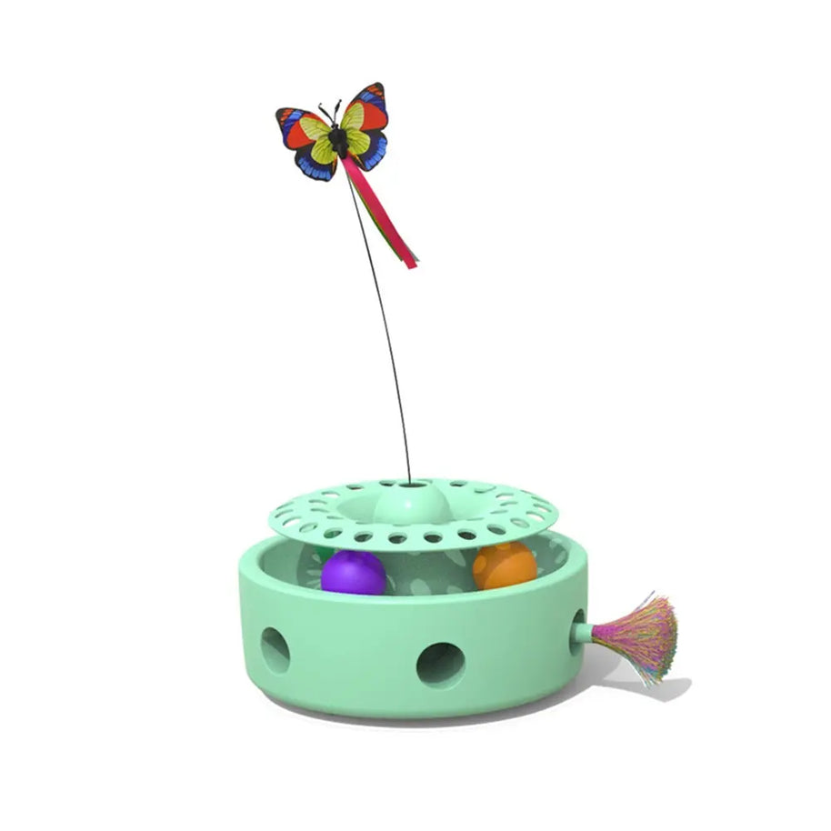 Smart Interactive Cat & Dog Feather Teaser Toy