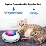 Automatic Interactive Feather Teaser Toy for Indoor Cats