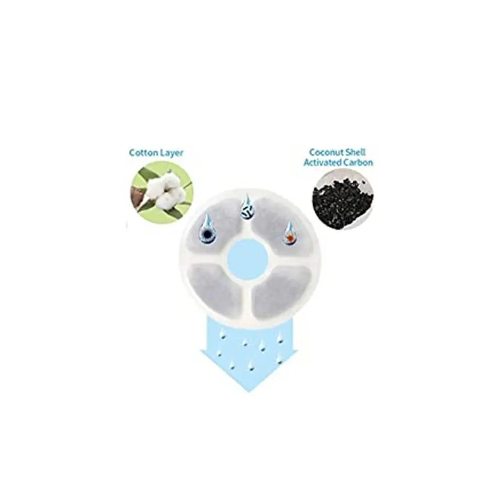 101oz Whisper-Quiet Cat Water Fountain with LED & Filter
